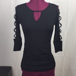 Black Ring Long Shirt